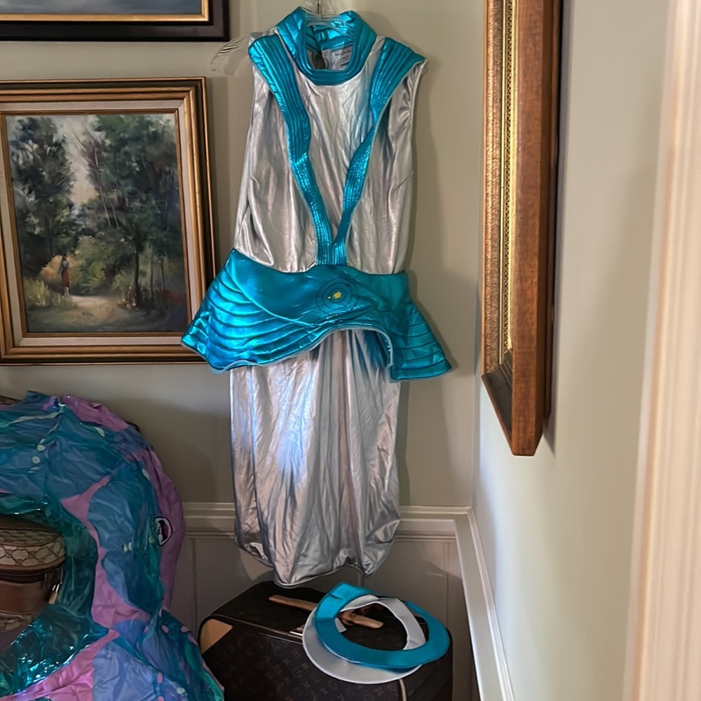 JELLYFISH CUSTOM HALLOWEEN COSTUME ADULT MEDIUM AWARD WINNER! 3PC! BLOW UP SEA - Picture 15 of 17